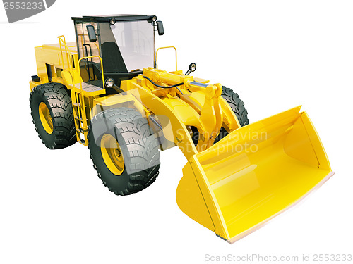 Image of Front loader isolated