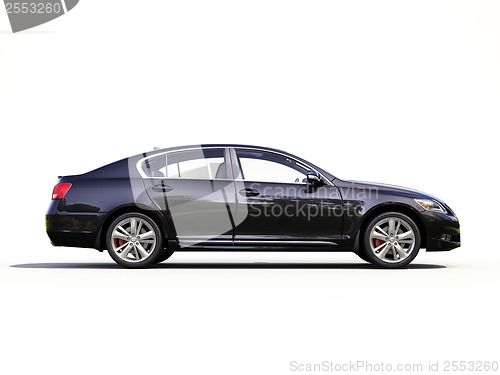 Image of Modern car on a light background