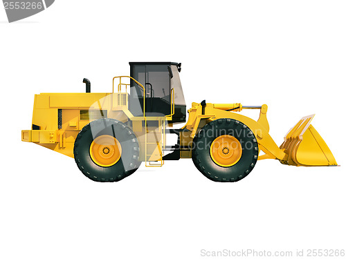 Image of Front loader isolated