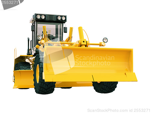 Image of Modern grader isolated