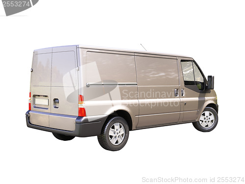 Image of Gray commercial delivery van