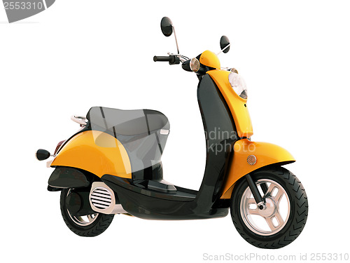 Image of Classic scooter isolated