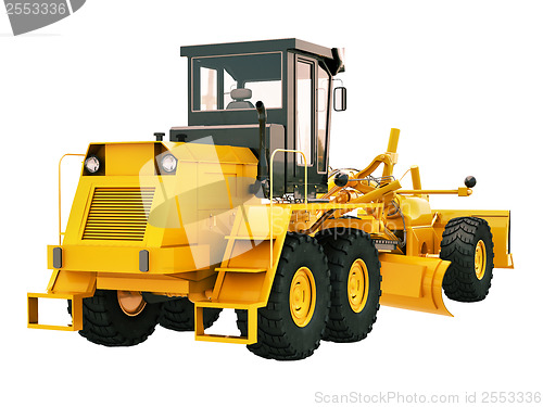 Image of Modern grader isolated