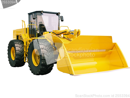 Image of Front loader isolated