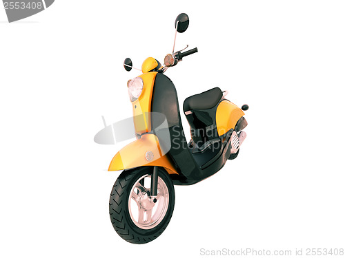 Image of Classic scooter isolated