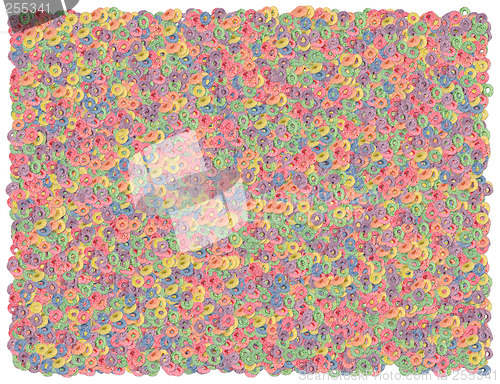 Image of Fruit cereal background. From the Food background series