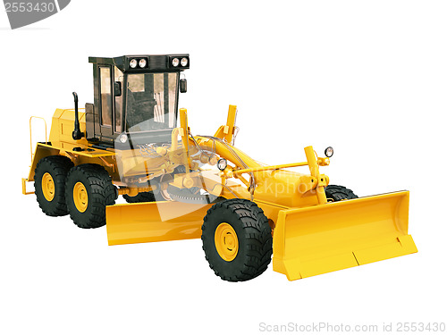 Image of Modern grader isolated