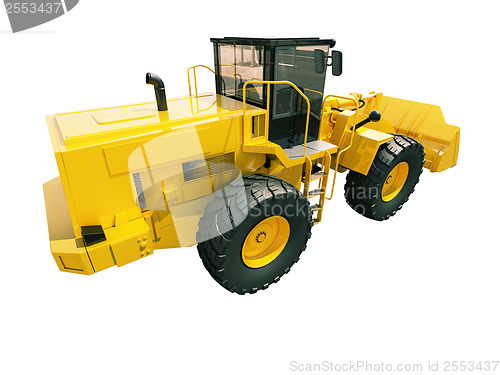 Image of Front loader isolated