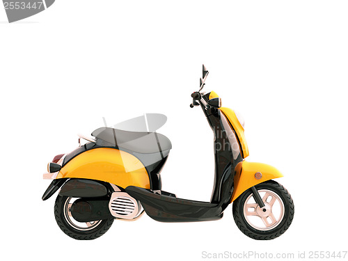 Image of Classic scooter isolated