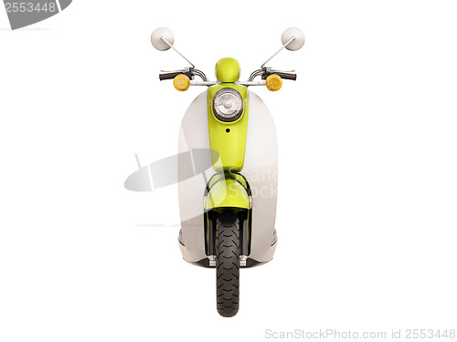 Image of Classic scooter isolated