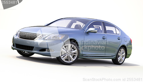 Image of Modern car on a light background