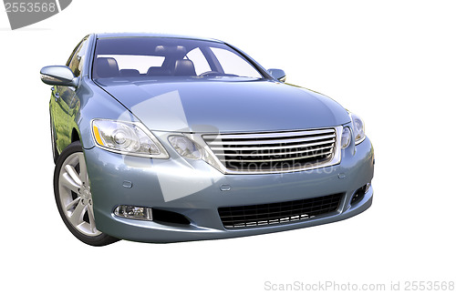 Image of Modern luxury car isolated