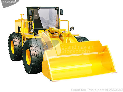 Image of Front loader isolated