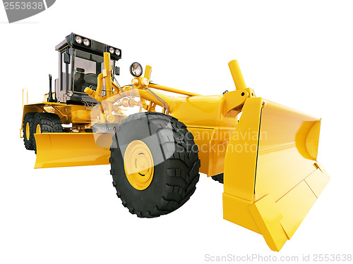 Image of Modern grader isolated