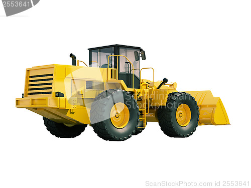 Image of Front loader isolated