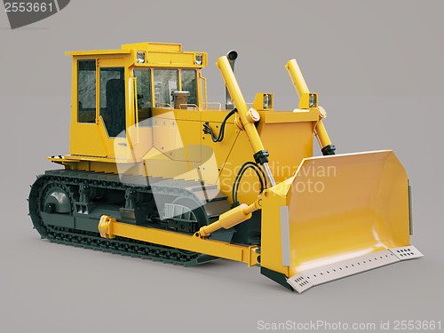 Image of Heavy crawler bulldozer 