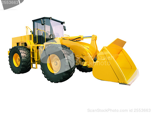 Image of Front loader isolated