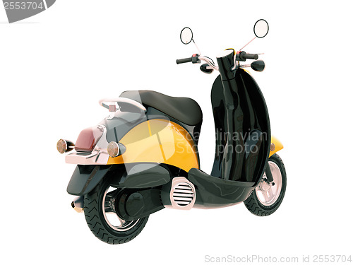 Image of Classic scooter isolated