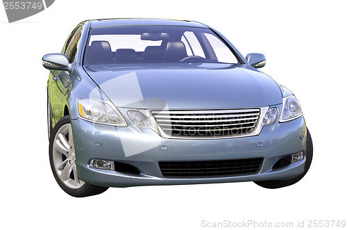 Image of Modern luxury car isolated