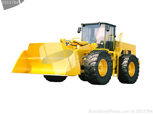 Image of Front loader isolated