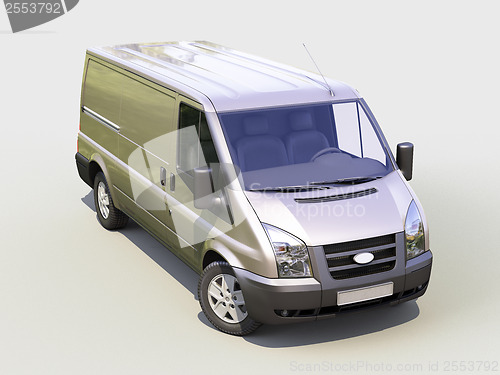 Image of Gray commercial delivery van