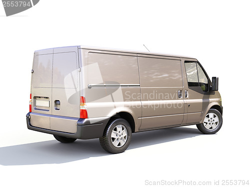 Image of Gray commercial delivery van