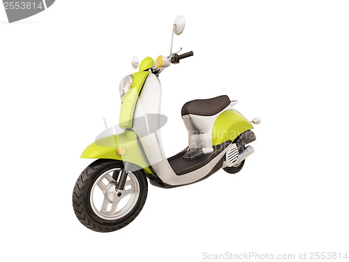 Image of Classic scooter isolated