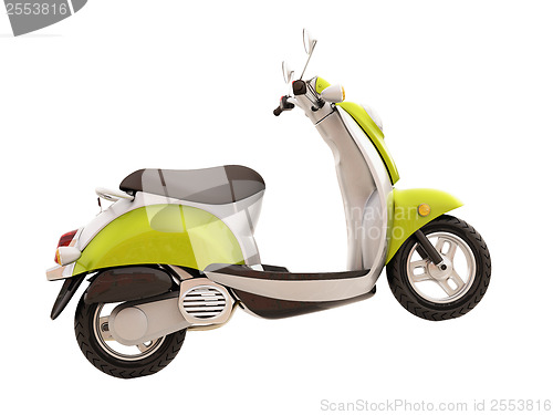 Image of Classic scooter isolated