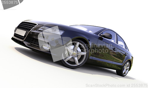 Image of Modern car on a light background