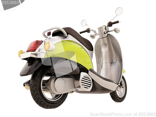 Image of Classic scooter isolated