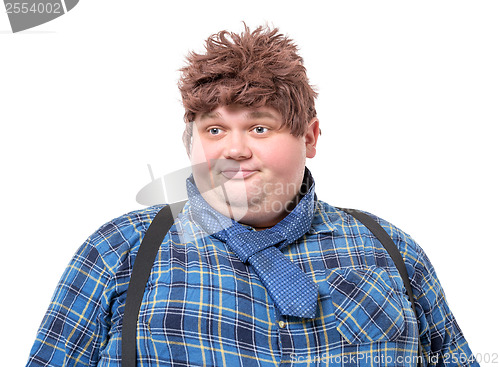 Image of Overweight obese country yokel