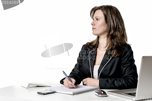 Image of Business woman in office