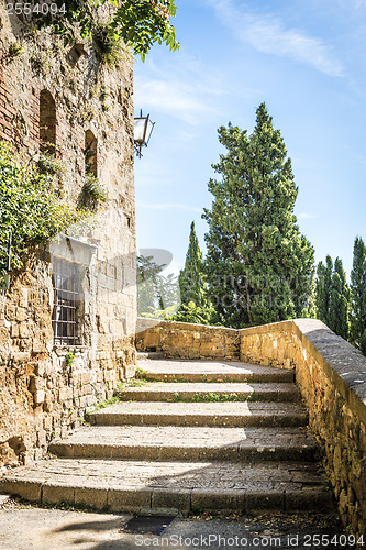 Image of Stairs in Pienza