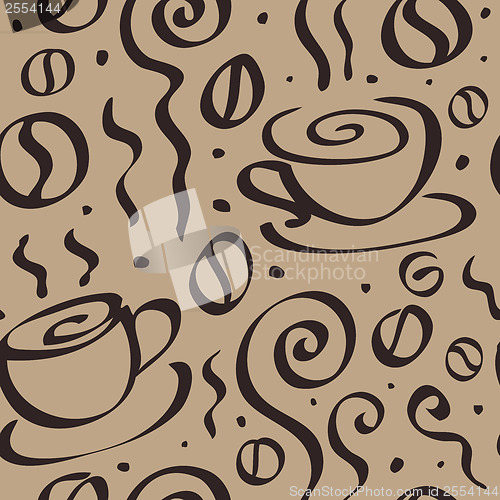 Image of Seamless Coffee background.