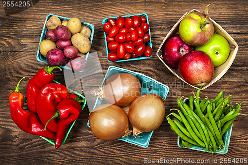 Image of Market fruits and vegetables