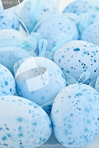 Image of Blue Easter eggs