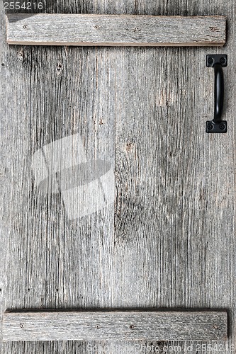 Image of Old barn wood door