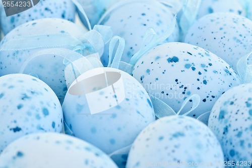 Image of Blue Easter eggs