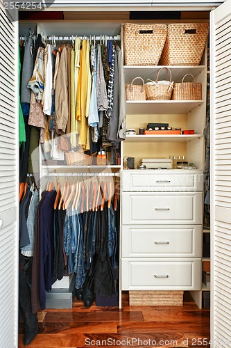 Image of Organized closet