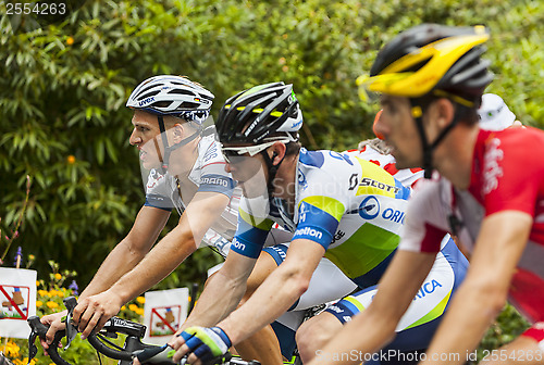 Image of Marcel Kittel Climbing Alpe D'Huez