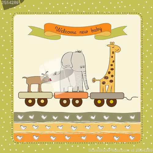 Image of baby shower card