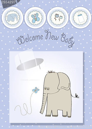 Image of baby shower card