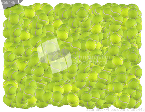 Image of Tennis balls background. From The Sports & Games background series