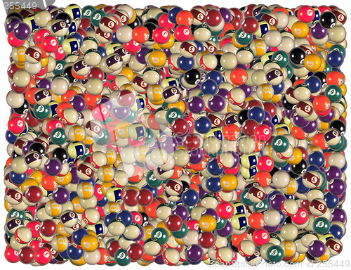 Image of Billiard balls background. From The Sports & Games background series