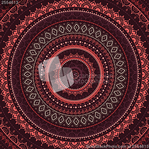 Image of Mandala. Indian decorative pattern.