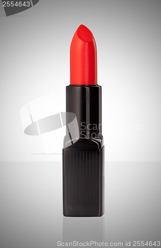 Image of Red lipstick isolated on white background