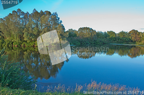 Image of Early misty morning near the river.