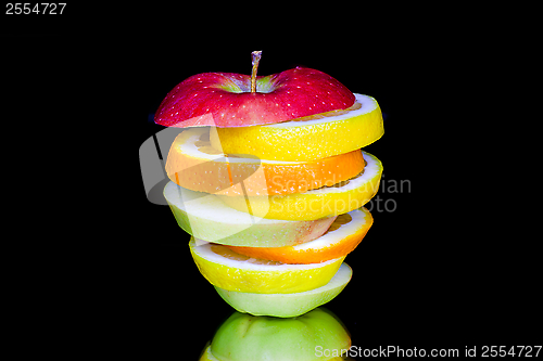 Image of Sliced fruits