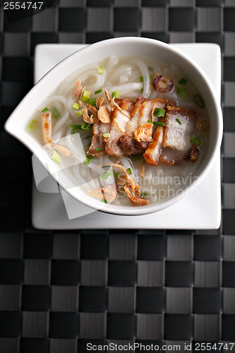 Image of Thai Noodle Soup with Crispy Pork