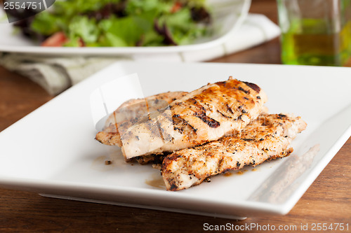 Image of Grilled Chicken with Salad